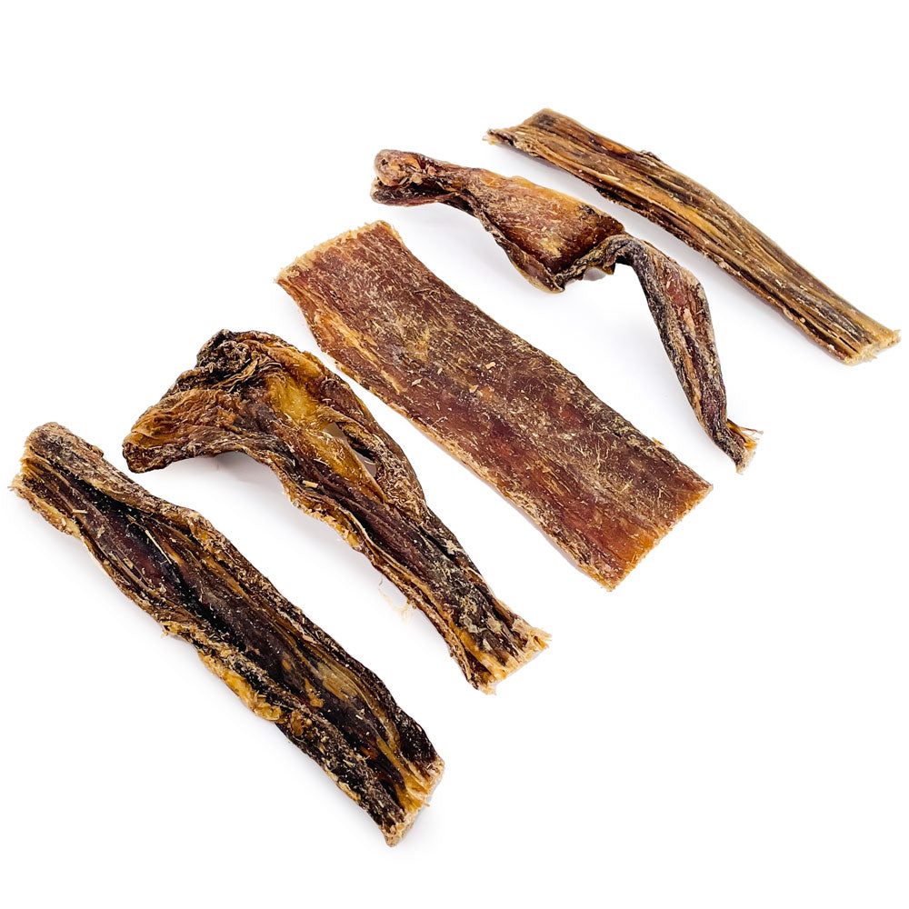 Beef Jerky Gullet Sticks for Dogs, 1 Pound - Premium Dog Taffy Chews, Healthy Joint Glucosamine Jerky, Puppy Teething Treat, Beef Esophagus Dog Treats, Chondroitin Joint Support 