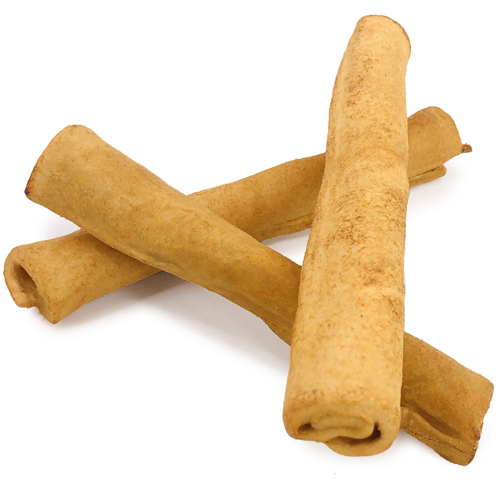 USA Retriever Rolls for Small Dogs, Premium Thick Cut Rawhide, Thin 5 Inch, Smoked, 25 Count - USA Wholegrain Beef, One-Piece, Easy Digestion, High Protein 