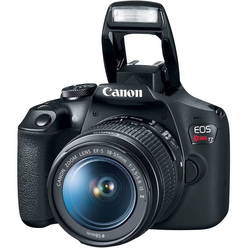 Canon EOS Rebel T7 Digital SLR Camera with 18-55mm Lens  